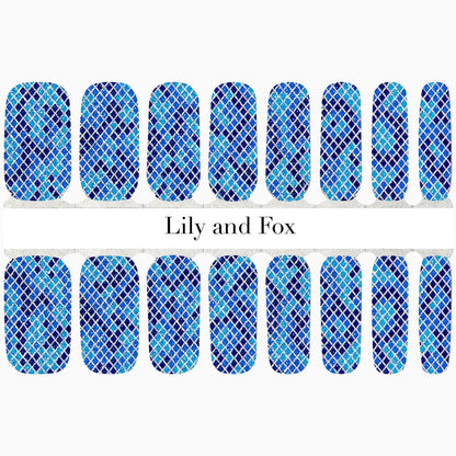 Blue Diamondback (Glitter)