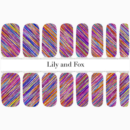 Rainbow City Lights (Glitter)