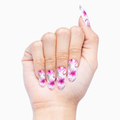 Floral Flamingo