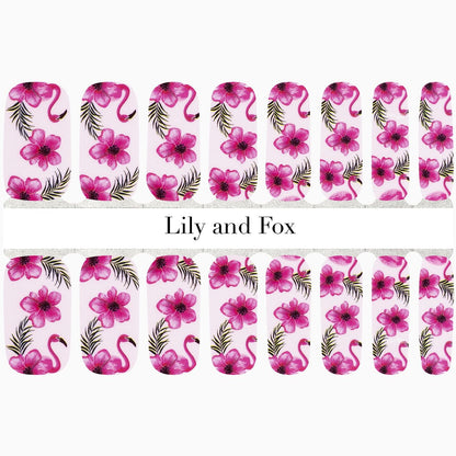 Floral Flamingo