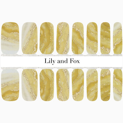 Marbled Elegance (Yellow)