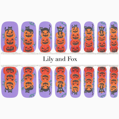 Cat-o'-Lantern (Purple)
