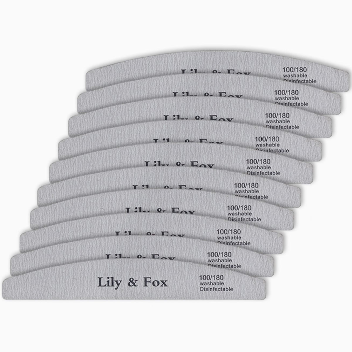 Nail File Firm - 10 Pack (7 inch wood core nail file)