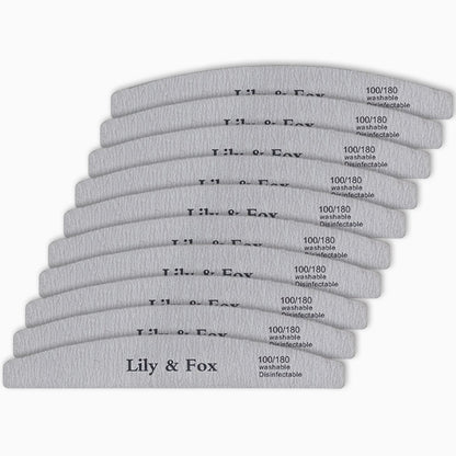 Nail File Firm - 10 Pack (7 inch wood core nail file)