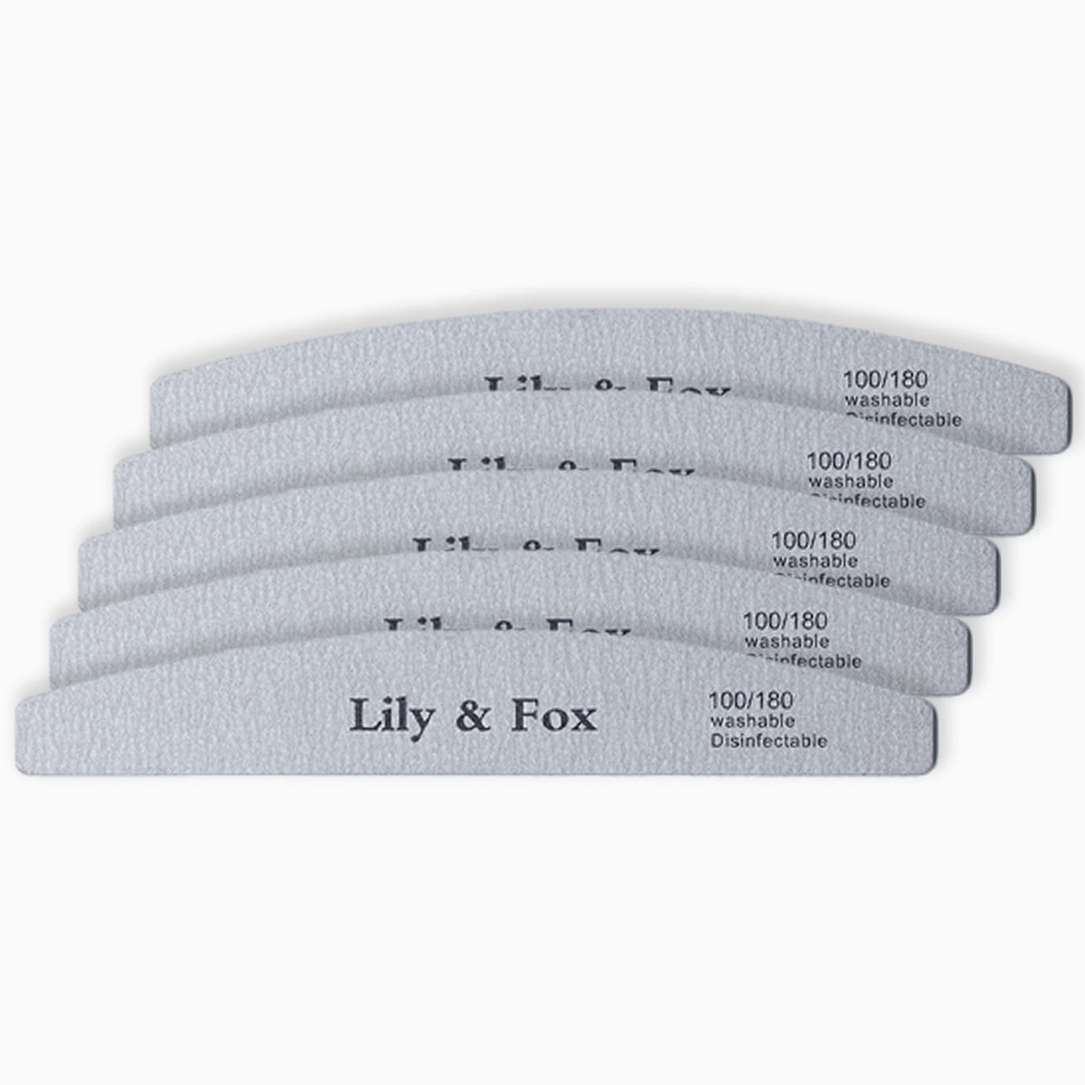 Nail File Medium - 5 Pack (7 inch plastic core nail file)
