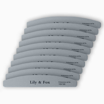 Nail File Soft - 10 Pack (7 inch foam core nail file)